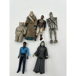 Star Wars Vintage Toy Lot Of 6 Kenner Action Figure Kandi, I-G88 emperor